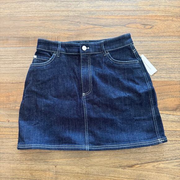 Pilcro Dresses & Skirts - Pilcro (Anthropologie) Denim Bow Mini Skirt - Size XS